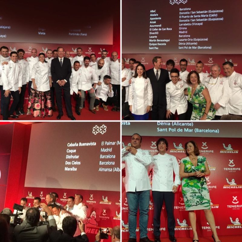 restaurantes españoles con estrellas michelin 2018